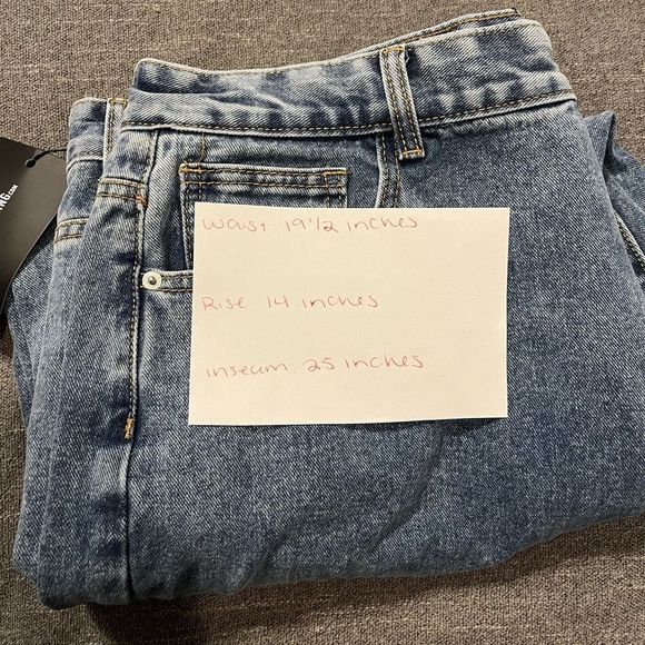 Pretty little things nwt distressed cropped denim jeans size 16 - Picture 7 of 7